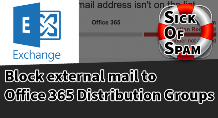 Restrict Office 365 Distribution Groups from receiving external email |  Jacob Curulli